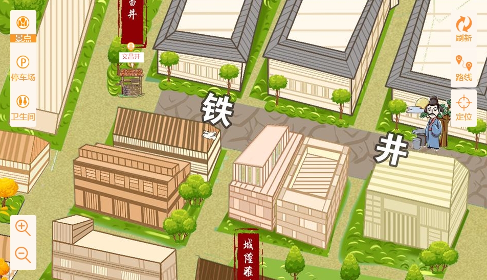 智慧景區(qū)：手繪地圖與語(yǔ)音導(dǎo)覽的完美融合